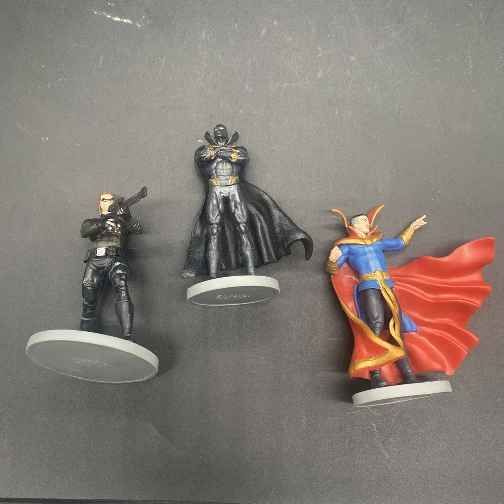 Marvel Disney Avengers Action Figures HULK- Lot Of 8 PVC Cake Toppers Dr Strange